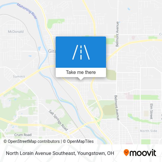 Mapa de North Lorain Avenue Southeast