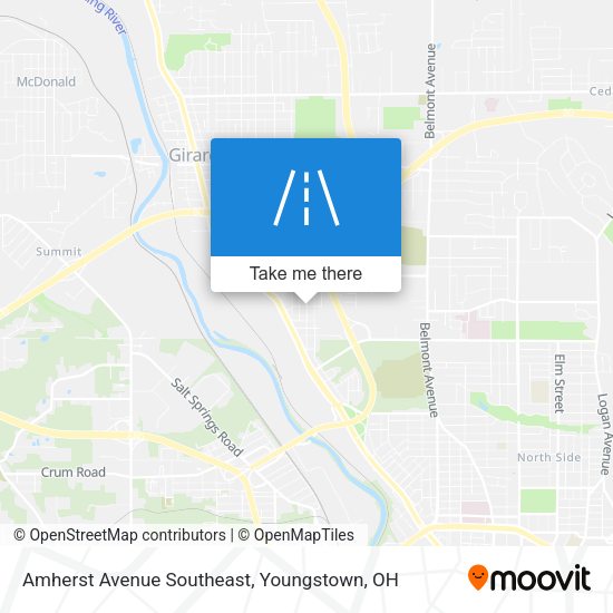 Amherst Avenue Southeast map