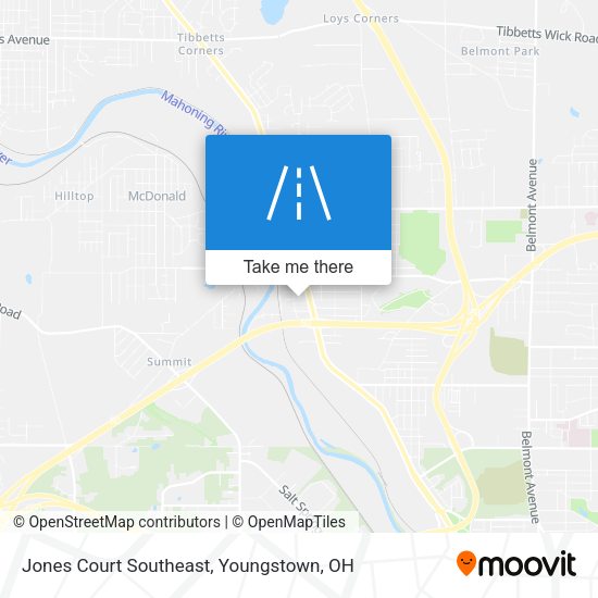 Jones Court Southeast map