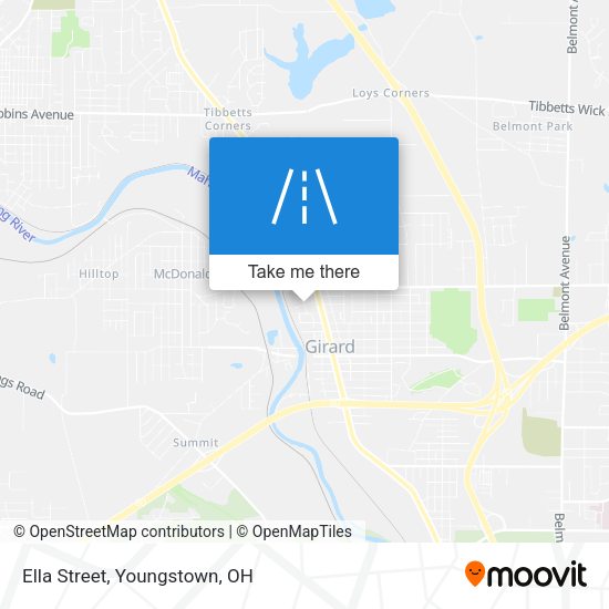 Ella Street map