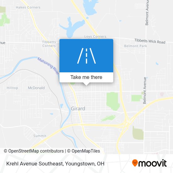 Mapa de Krehl Avenue Southeast