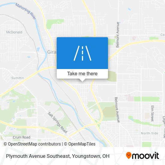 Mapa de Plymouth Avenue Southeast