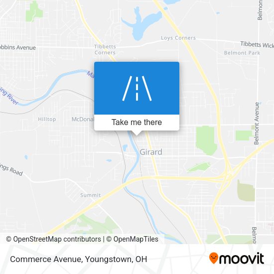 Commerce Avenue map