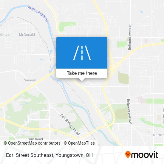 Earl Street Southeast map