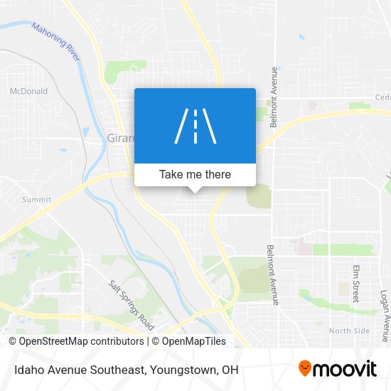 Idaho Avenue Southeast map