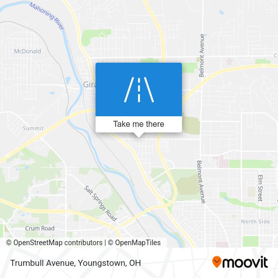 Trumbull Avenue map