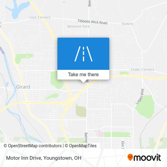 Mapa de Motor Inn Drive