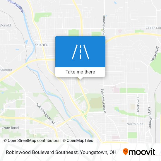 Mapa de Robinwood Boulevard Southeast