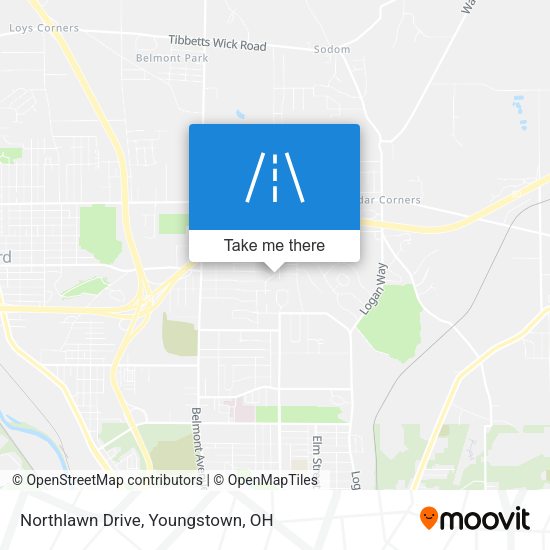 Northlawn Drive map