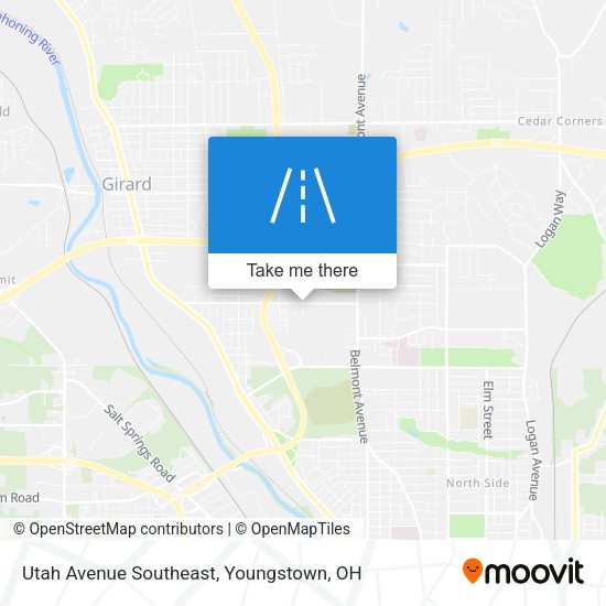 Utah Avenue Southeast map