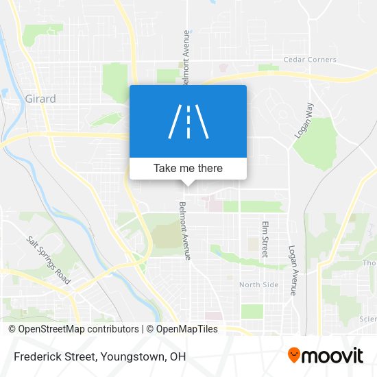 Frederick Street map