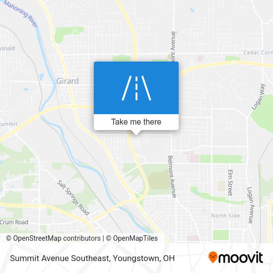 Mapa de Summit Avenue Southeast