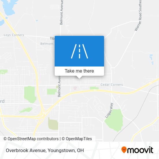 Mapa de Overbrook Avenue