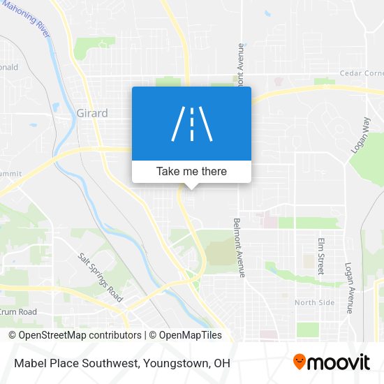 Mapa de Mabel Place Southwest