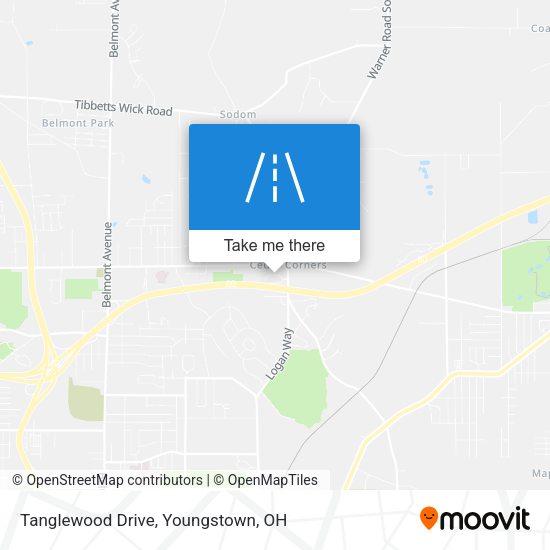 Mapa de Tanglewood Drive