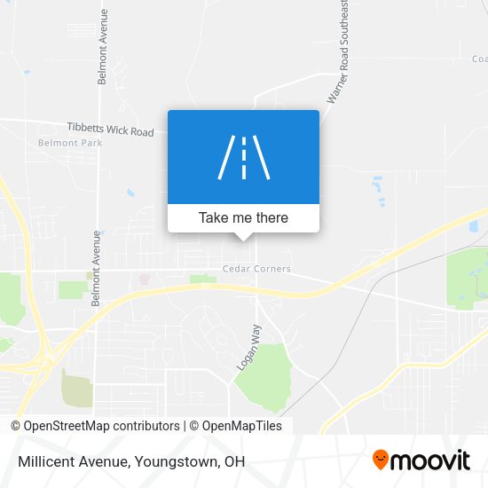 Millicent Avenue map