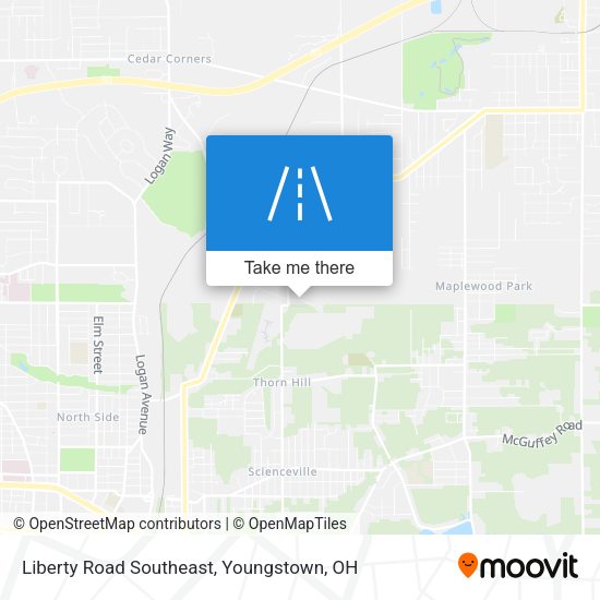 Mapa de Liberty Road Southeast