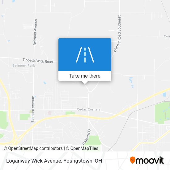 Loganway Wick Avenue map