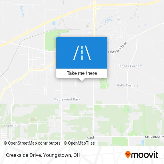 Creekside Drive map
