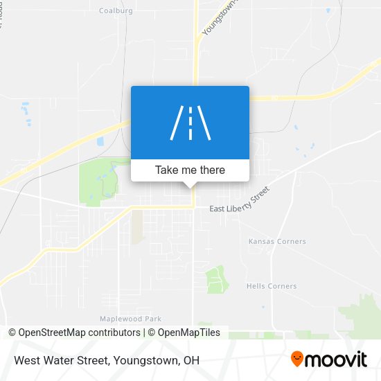 West Water Street map