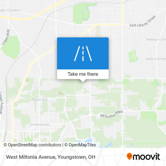 Mapa de West Miltonia Avenue