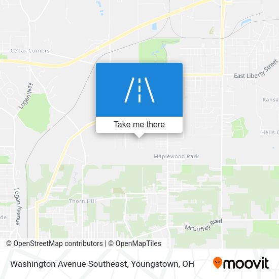 Mapa de Washington Avenue Southeast