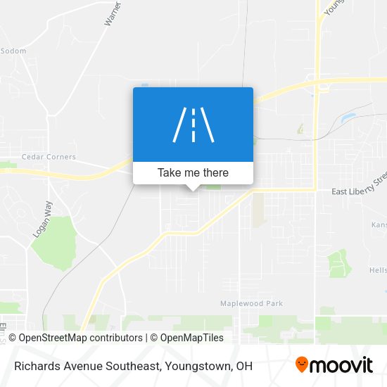 Richards Avenue Southeast map