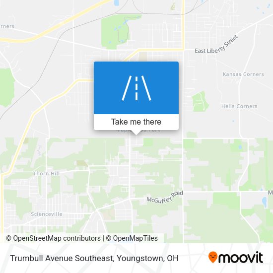 Mapa de Trumbull Avenue Southeast