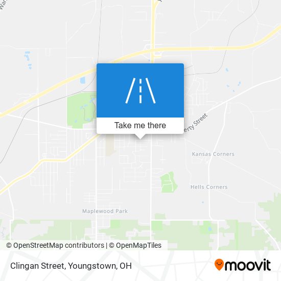 Clingan Street map