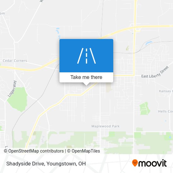 Mapa de Shadyside Drive