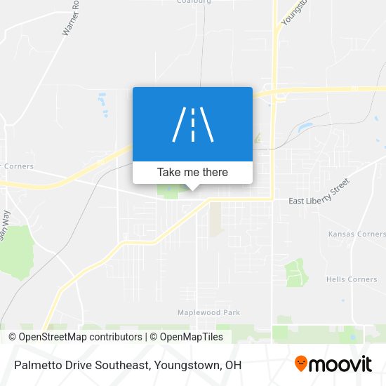 Palmetto Drive Southeast map