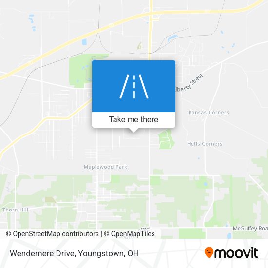 Wendemere Drive map