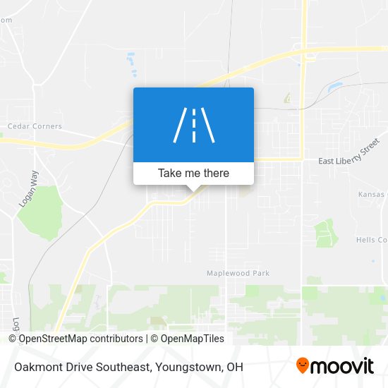 Oakmont Drive Southeast map