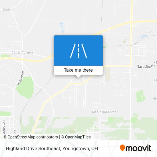 Highland Drive Southeast map