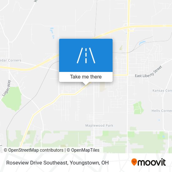 Roseview Drive Southeast map