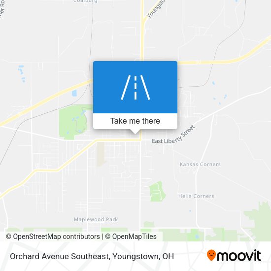 Orchard Avenue Southeast map