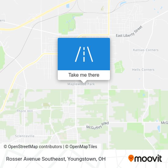 Rosser Avenue Southeast map