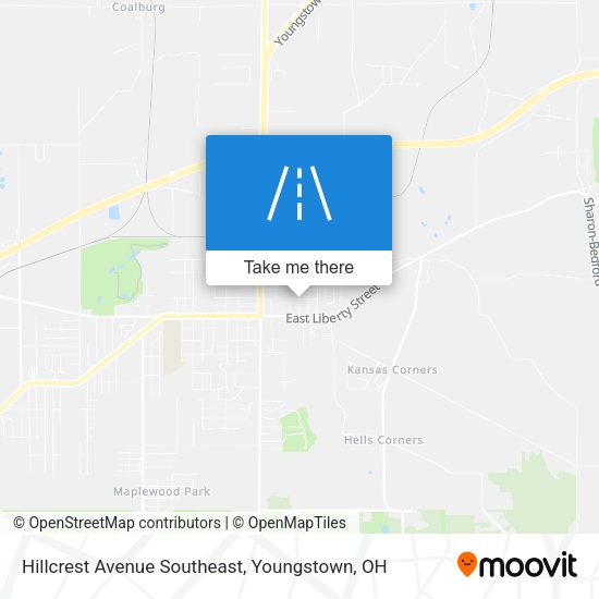 Hillcrest Avenue Southeast map