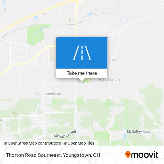 Mapa de Thorton Road Southeast