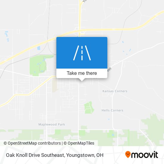 Mapa de Oak Knoll Drive Southeast