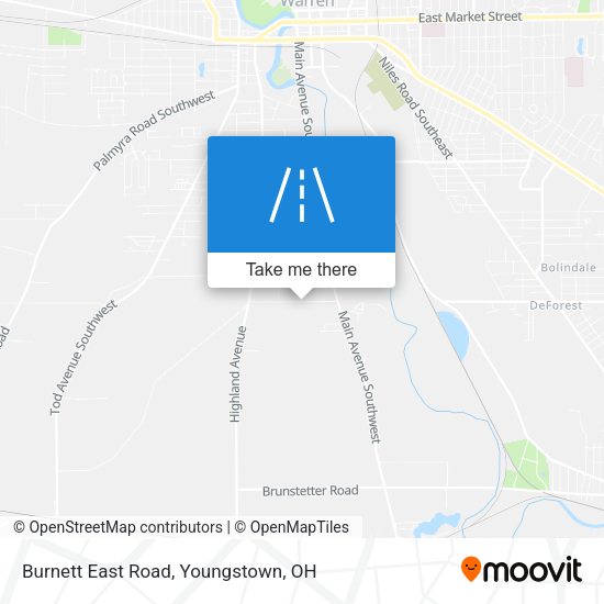 Burnett East Road map
