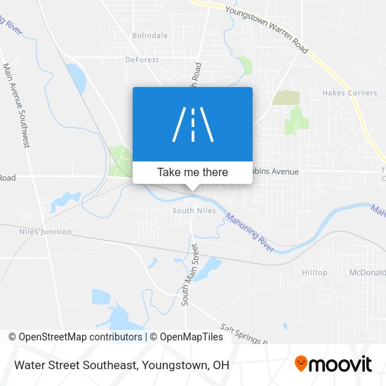 Water Street Southeast map