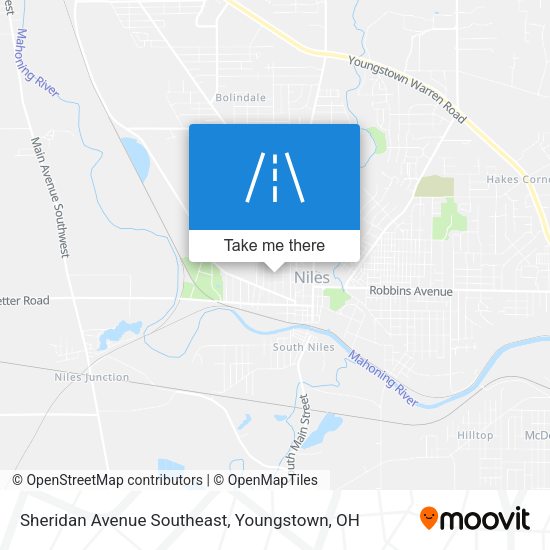 Mapa de Sheridan Avenue Southeast
