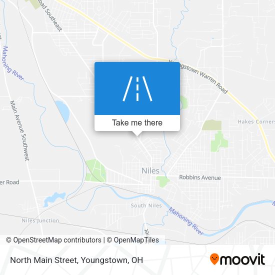 North Main Street map