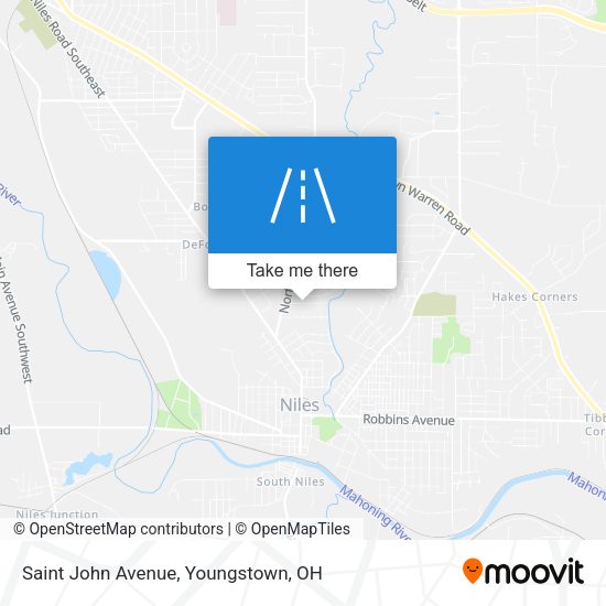 Mapa de Saint John Avenue