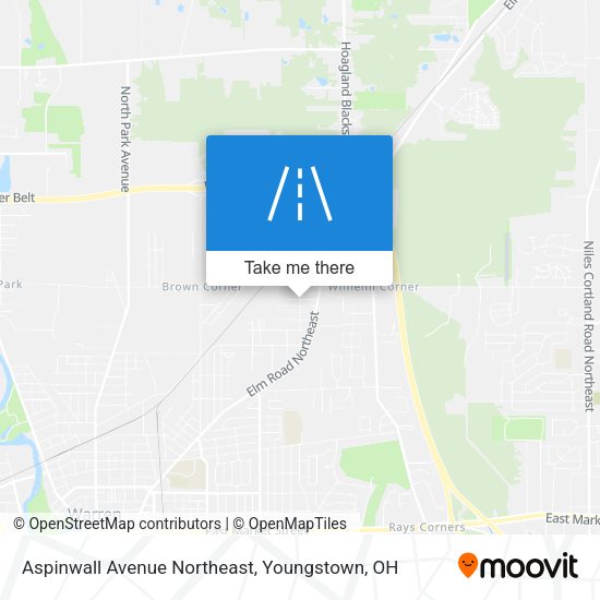 Aspinwall Avenue Northeast map