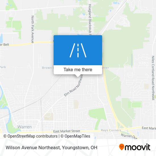 Wilson Avenue Northeast map