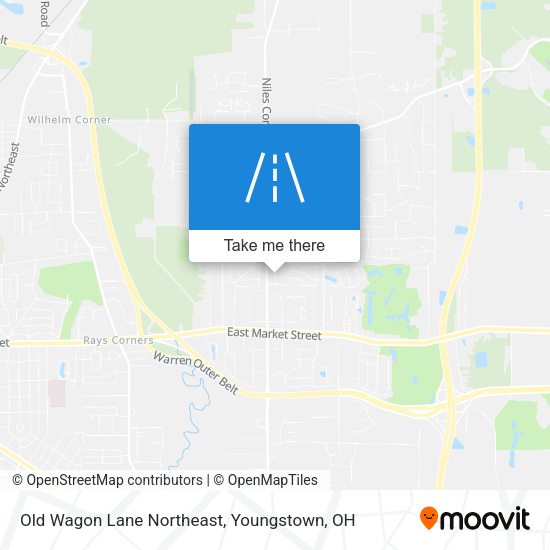 Mapa de Old Wagon Lane Northeast