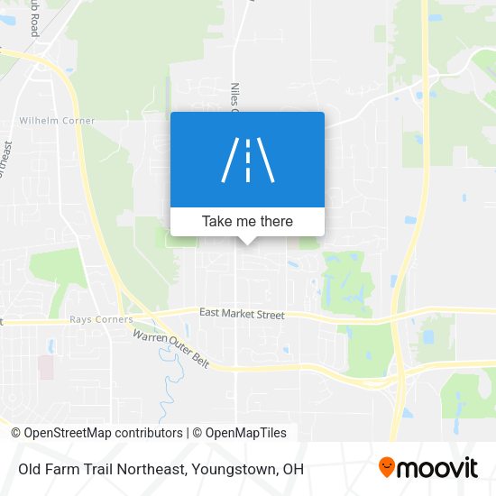Mapa de Old Farm Trail Northeast