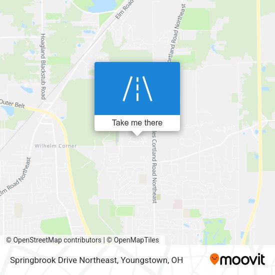 Springbrook Drive Northeast map